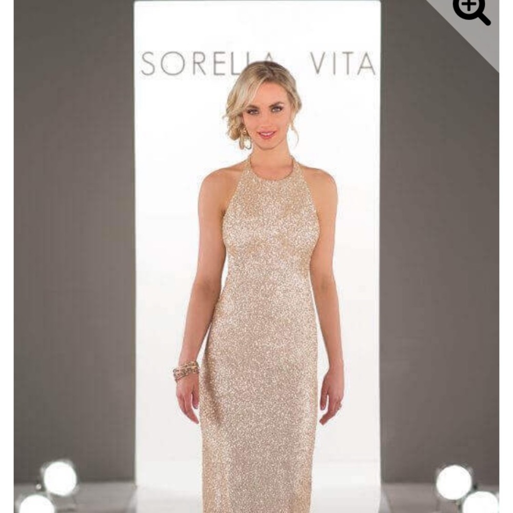 Sorella Vita sequins bridesmaid dress